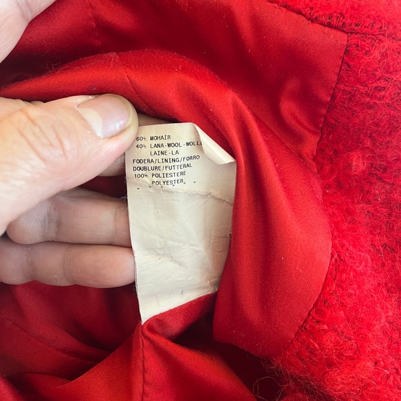 Armani Collezioni red bouncle Antinea blazer - Picture 9 of 9